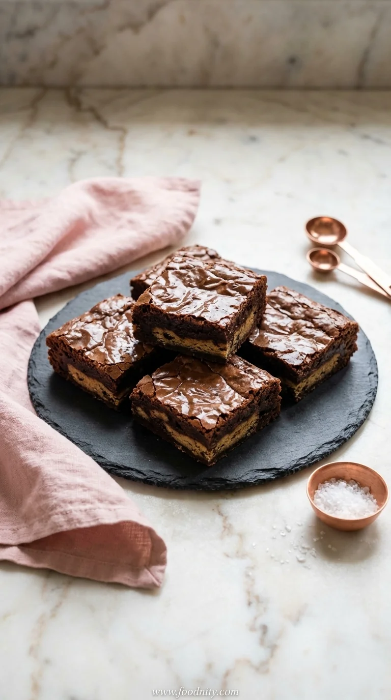 Fudgy Brookies – Moist Brownie Cookie Hybrid - feature image