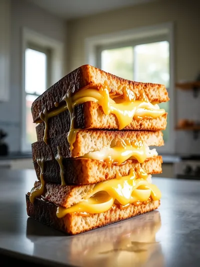 Garlic Bread Grilled Cheese Recipe