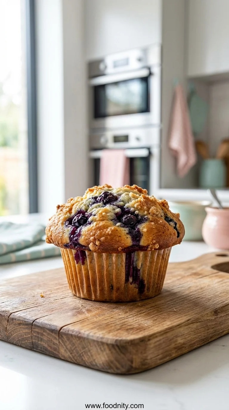 Healthy Blueberry Muffins – Diabetic Friendly - feature image
