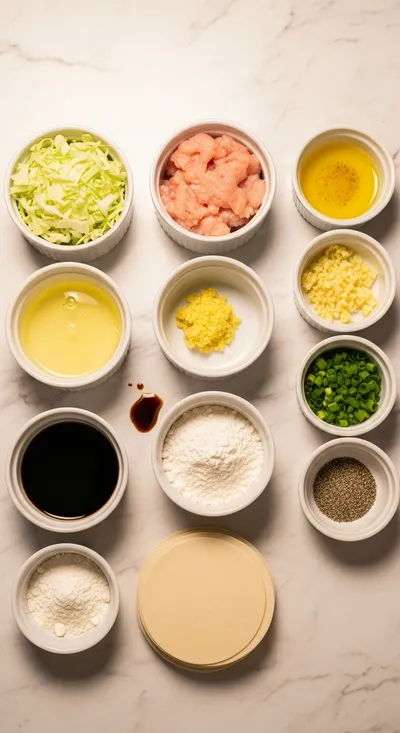 High-Protein Cabbage Dumplings - cooking process