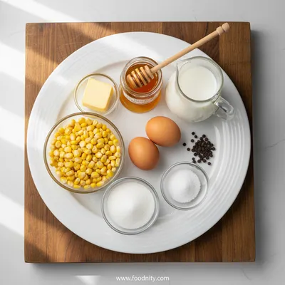 Honey-Glazed Corn Casserole - Sweet Comfort Side - cooking process