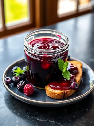 Homemade Huckleberry Jam Recipe - ready to serve