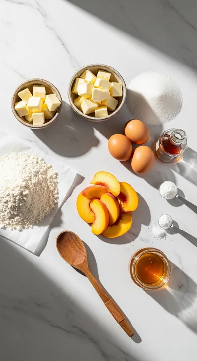 Italian Peach Cookie - cooking process