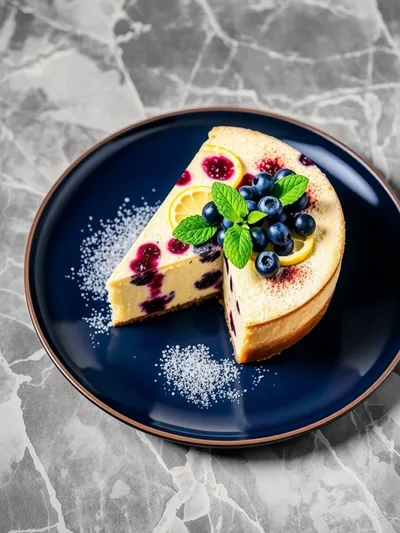 Lemon Blueberry Cheesecake Cake Recipe - cooking process