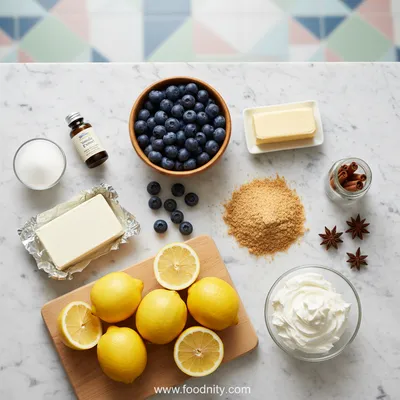 Easy Lemon Blueberry Cheesecake Trifle - cooking process