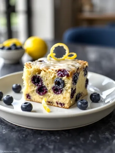 Lemon Blueberry Cookies – Browned Butter Blondie - ready to serve