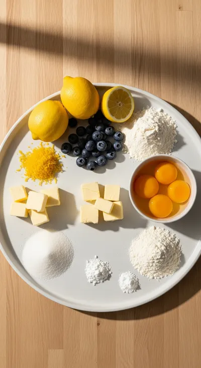 Lemon Blueberry Cookies Recipe - cooking process