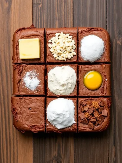 Lemon Brownies – Bright & Fudgy Citrus Bars - ingredients preparation