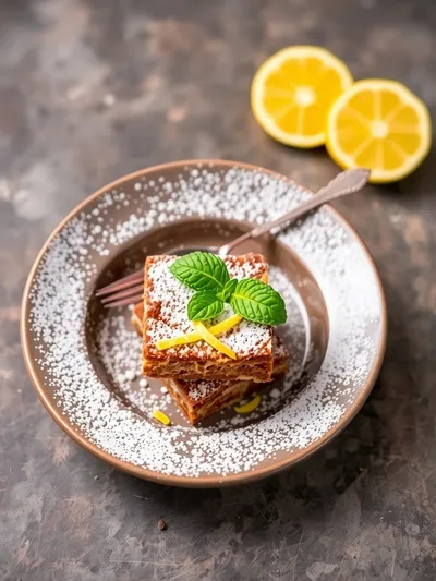 Lemon Brownies – Bright & Fudgy Citrus Bars - ready to serve