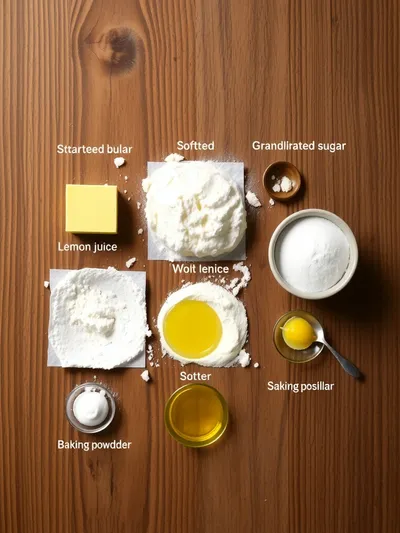 Lemon Cake Recipe – Simple Sweet Delight - ingredients preparation