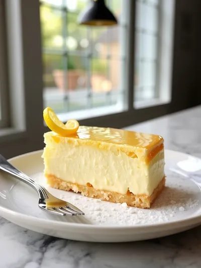 Lemon Cheese Pudding - cooking process