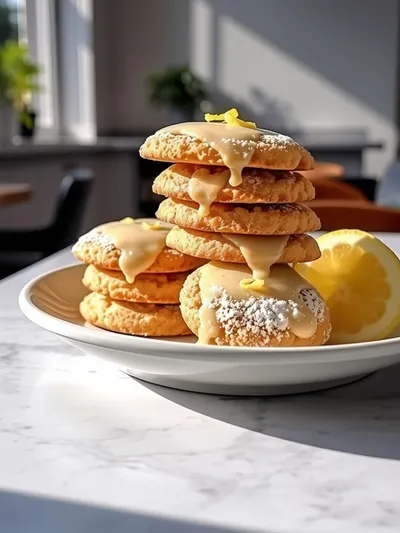 Lemon Cookies Recipe - cooking process