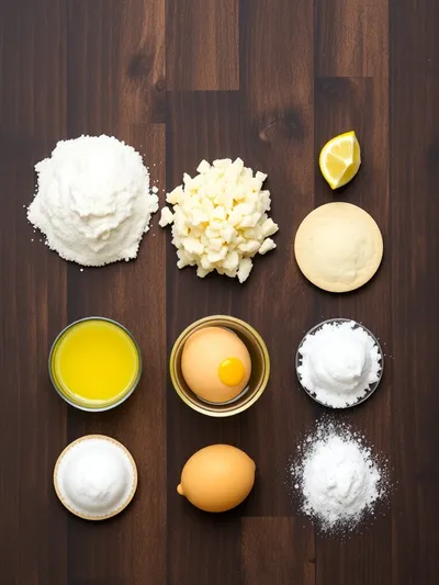 Lemon Cookies Recipe - ingredients preparation