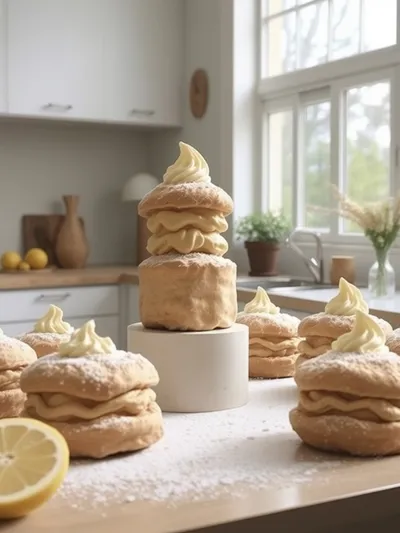 Lemon Cream Puffs – Springtime Recipe