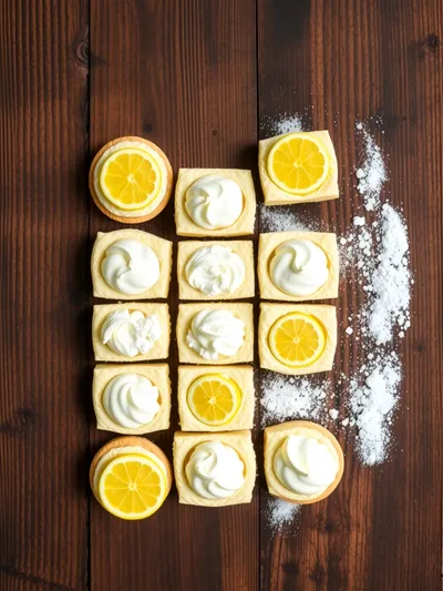 Lemon Cream Puffs - ingredients preparation
