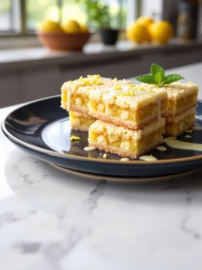 Lemon Crumb Bars Recipe – Easy Sweet Treat - ready to serve