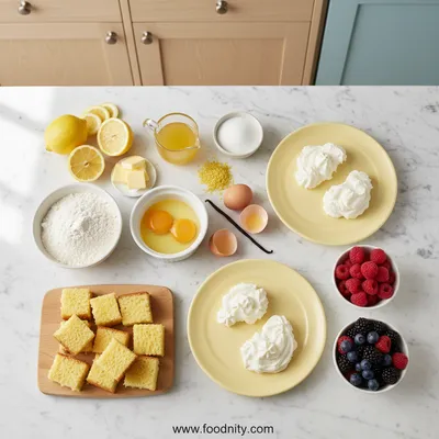 Lemon Lush Trifle Recipe – Light & Refreshing Dessert - cooking process