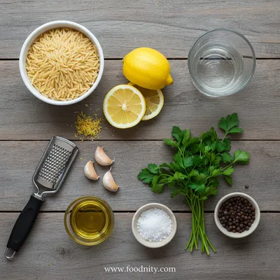 Lemon Orzo – Easy One-Pot Pasta - cooking process