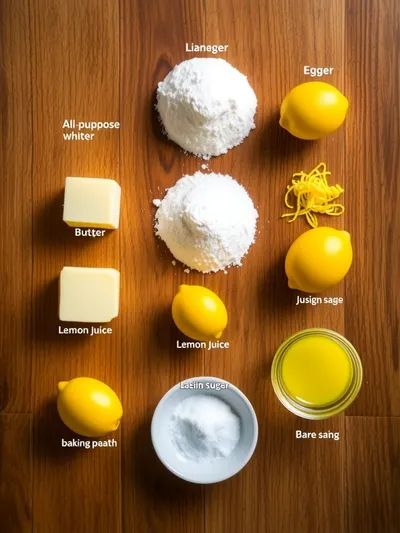 Lemon Pound Cake Recipe – Easy Classic Dessert - ingredients preparation