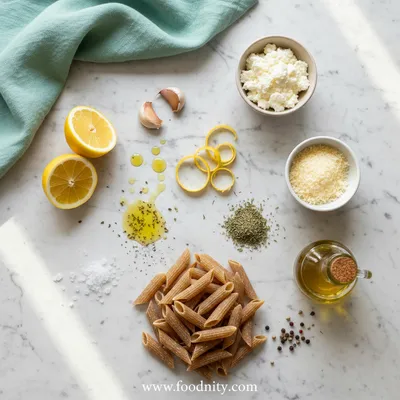 Lemon Ricotta Pasta – Creamy Zesty Weeknight Dinner - cooking process