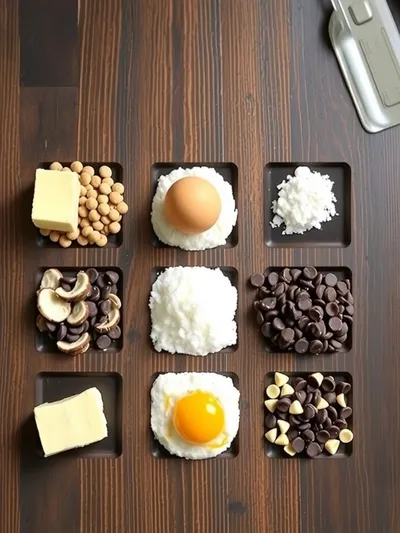 Levain-Inspired Two-Chip Chocolate Chip Cookies - ingredients preparation