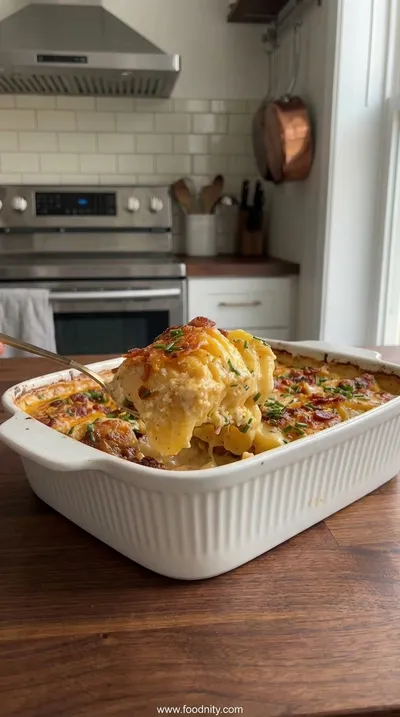 Loaded Scalloped Potatoes – Easy Creamy Side