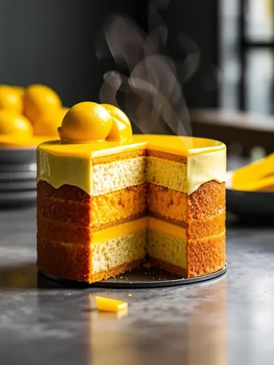 Mango Charlotte Cake Recipe