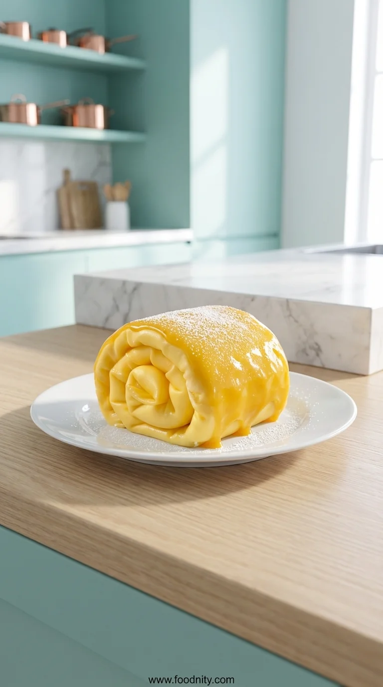 Mango Crepe Roll Recipe - feature image