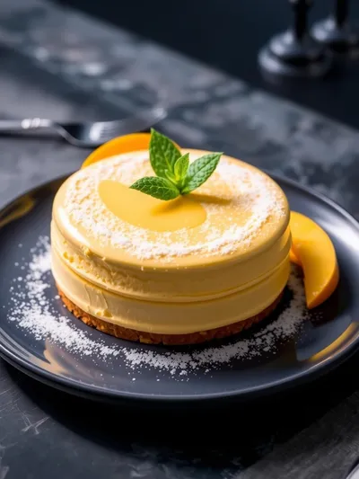 Mango Mousse Cake Recipe - ready to serve