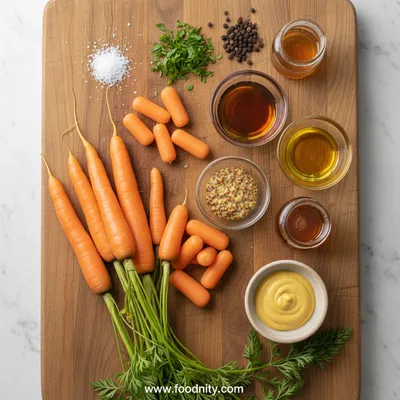Maple Dijon Roasted Carrots - cooking process