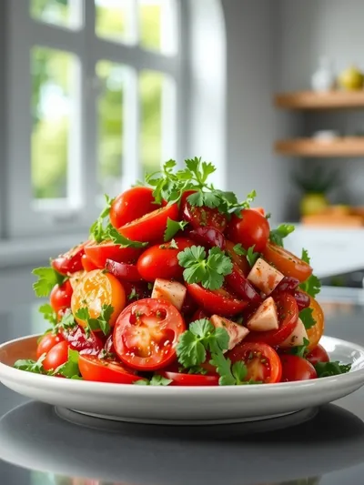 Marinated Tomatoes Salad – Quick & Healthy
