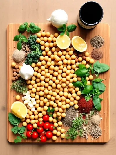 Marry Me Chickpeas – Quick & Easy Healthy Recipe - ingredients preparation