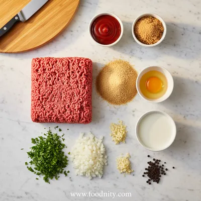 Meatloaf With the Best Glaze - cooking process