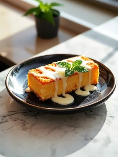 Melt-in-Your-Mouth Cake - ready to serve