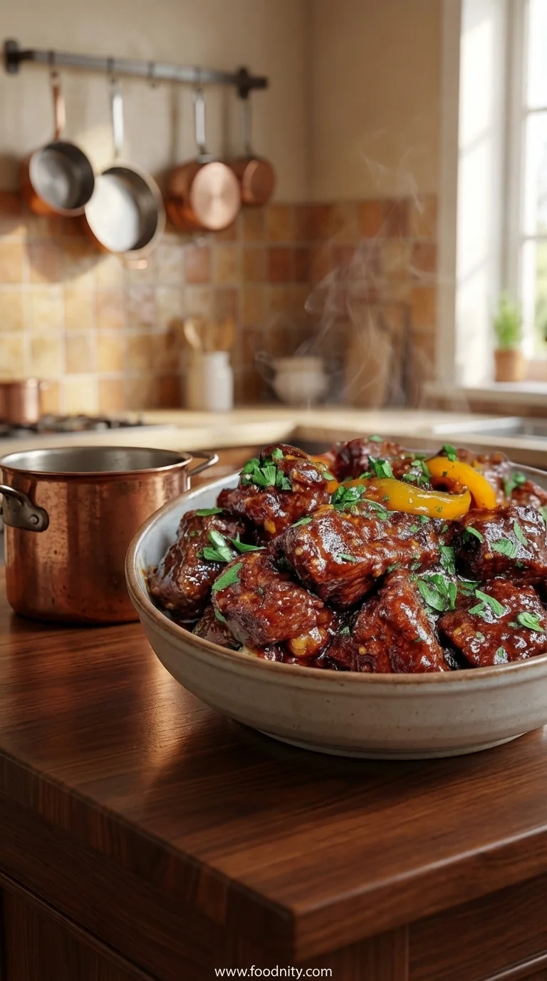Savory Mississippi Steak Bites in the Slow Cooker