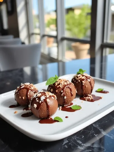 No-Bake Dubai Chocolate Balls - cooking process