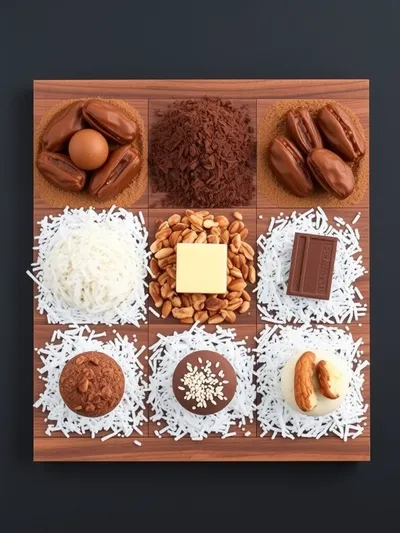 No-Bake Dubai Chocolate Balls - ingredients preparation