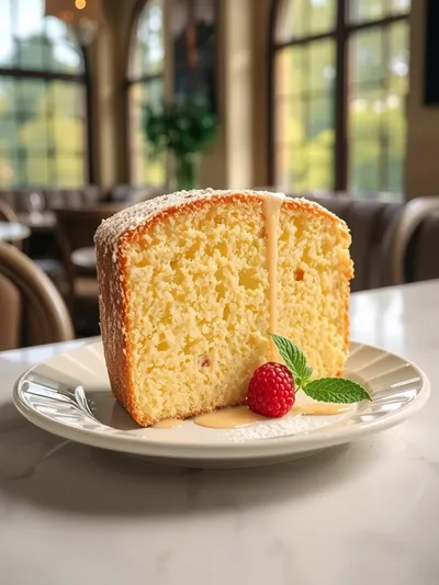 Old-Fashioned Pound Cake - ready to serve