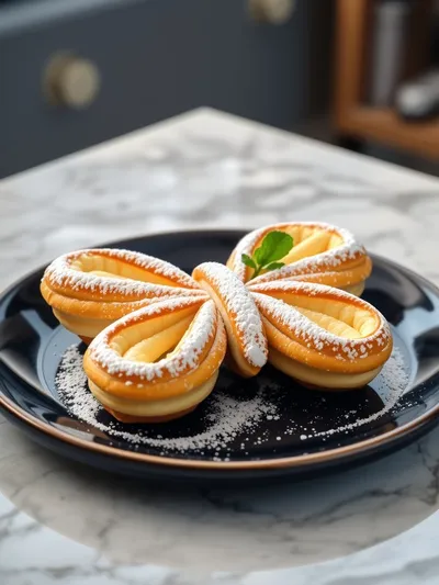 Palmiers Butterfly Recipe - cooking process