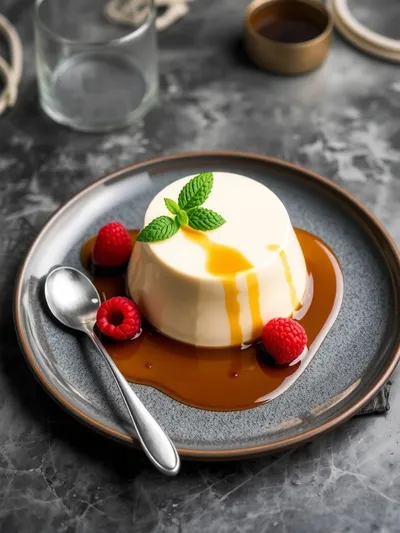 Panna Cotta Recipe - Creamy Italian Dessert - ready to serve