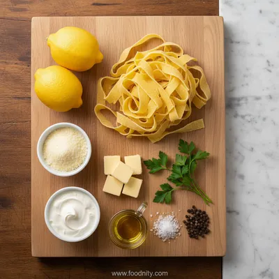 Pappardelle al Limone – Creamy Lemon Pasta - cooking process