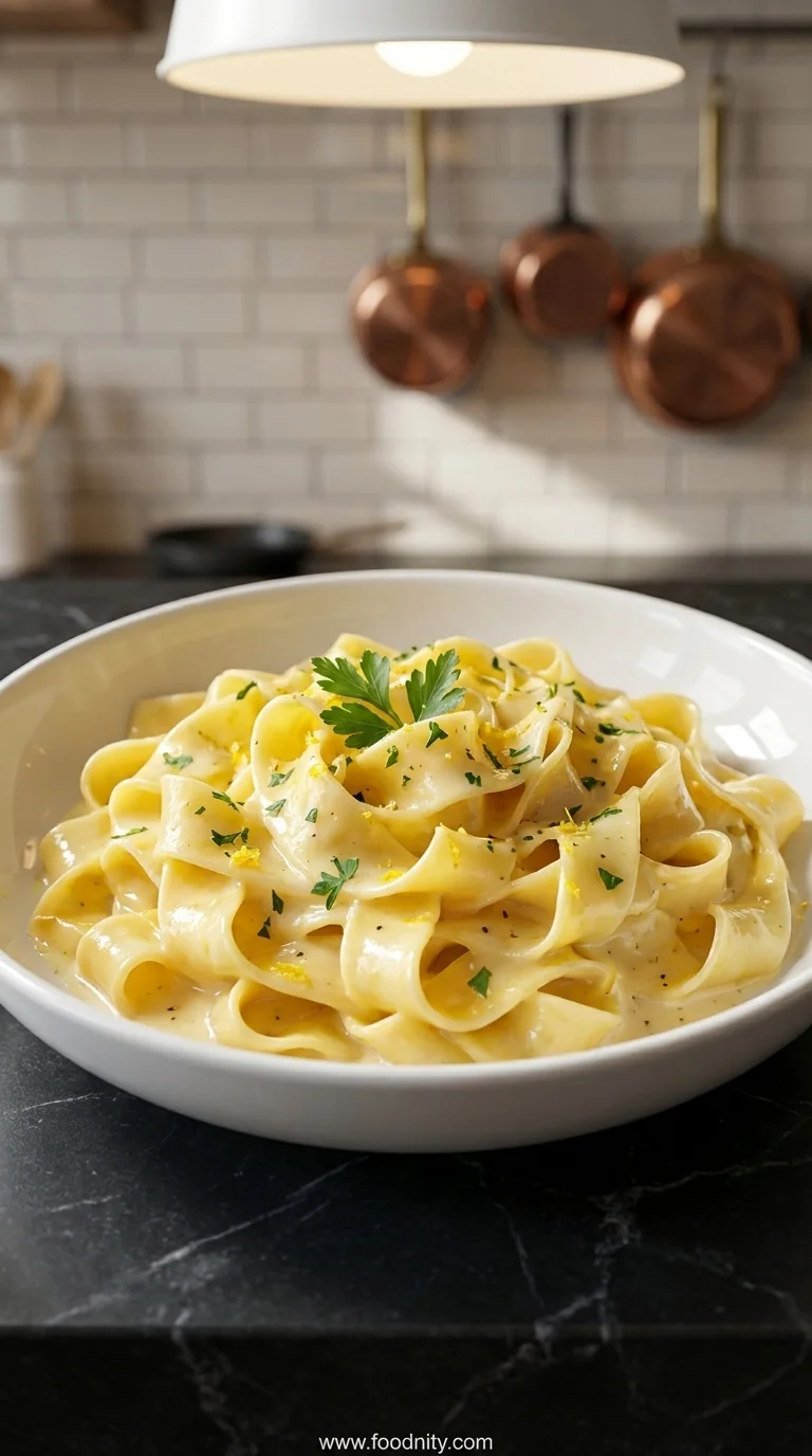 Pappardelle al Limone – Creamy Lemon Pasta