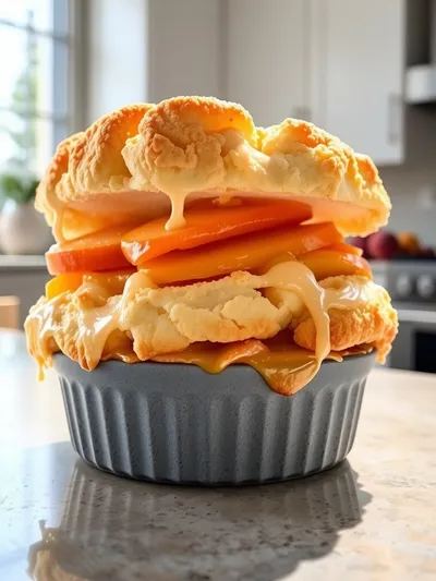 Easy 3-Ingredient Peach Cobbler