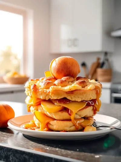 Quick and Easy Peach Cobbler