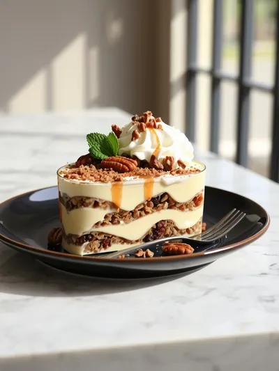 Pecan Pie Trifle Recipe - cooking process