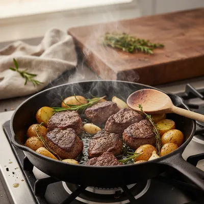 Meat And Potatoes Recipes For Cozy Dinners - cooking process