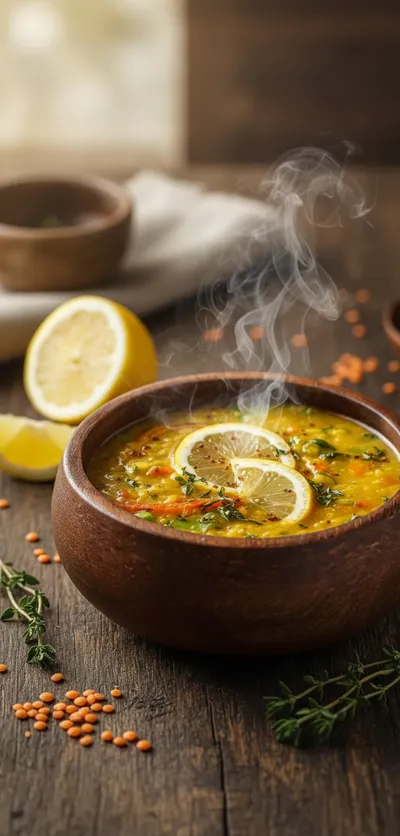 Healing Golden Lemon Lentil Soup Recipe