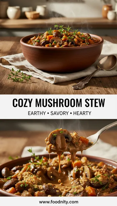 Vegan Mushroom Stew Recipe for a Cozy Meal - ready to serve
