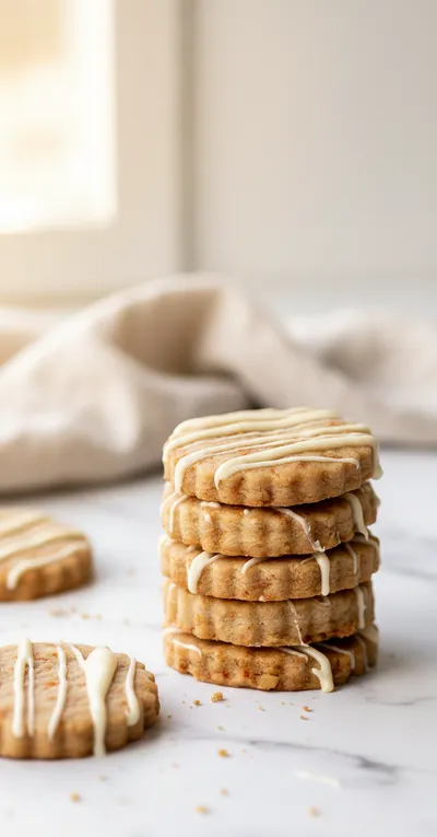 Carrot Cake Shortbread Cookies Recipe