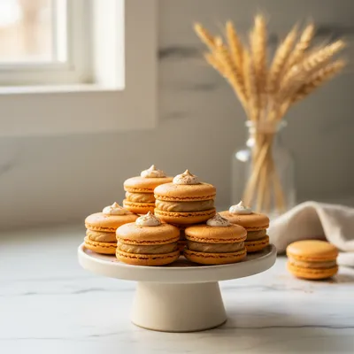 Pumpkin Pie Macarons